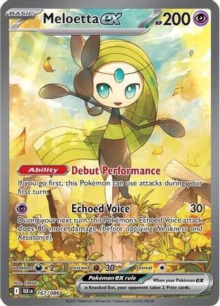 Meloetta ex 167/086 [SV Black Bolt]  - Holofoil