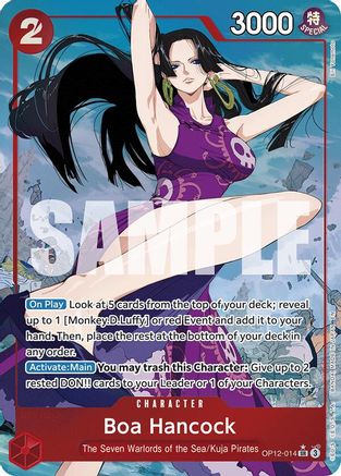 Boa Hancock (Alternate Art) (OP12-014)  [Legacy of the Master] Foil
