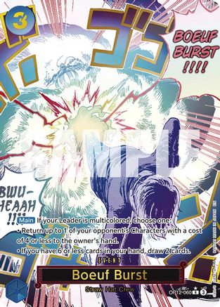 Boeuf Burst (Alternate Art) (OP12-060)  [Legacy of the Master] Foil