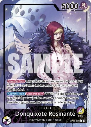 Donquixote Rosinante (061) (Alternate Art) (OP12-061)  [Legacy of the Master] Foil