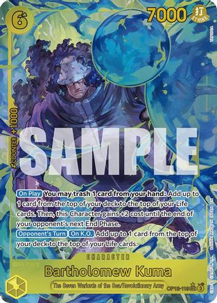 Bartholomew Kuma (Alternate Art) (OP12-119)  [Legacy of the Master] Foil