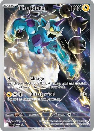 Thundurus 209 - Holofoil SV Scarlet & Violet Promo Cards (Sealed)