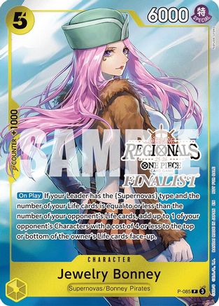 Jewelry Bonney (Offline Regional Finalist Card Set 2025 Vol.2) (P-085)  [One Piece Promotion Cards] Foil