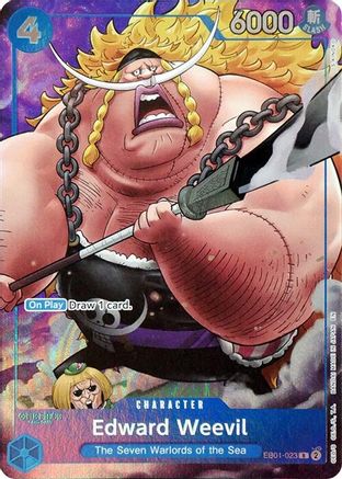 Edward Weevil (Seven Warlords of the Sea Binder Set) (EB01-023)  [One Piece Promotion Cards] Foil