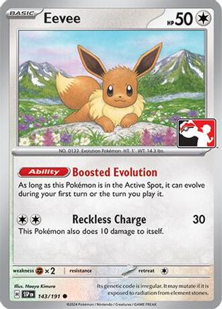 Eevee 143 [Prize Pack Series Cards]  - Holofoil
