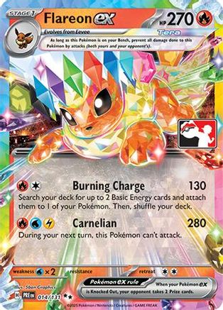 Flareon ex 014/131 [Prize Pack Series Cards]  - Holofoil