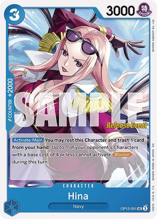 Hina (OP12-051)  [Legacy of the Master Release Event Cards]