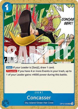 Concasser (OP12-059)  [Legacy of the Master Release Event Cards]