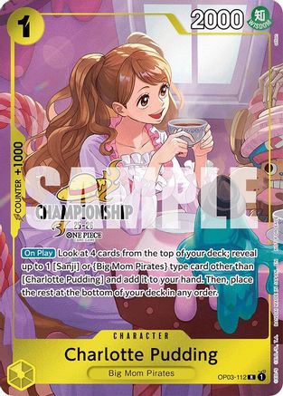 Charlotte Pudding (112) (CS 25-26 Celebration Pack) (OP03-112)  [One Piece Promotion Cards] Foil