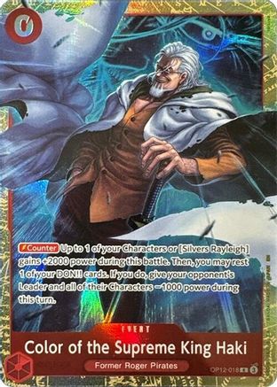 Color of the Supreme King Haki (Premium Card Collection -6 assort vol.1-) (OP12-018)  [One Piece Promotion Cards] Foil