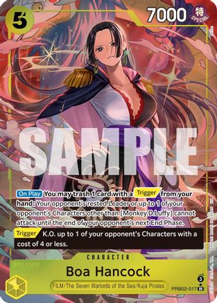 Boa Hancock (Alternate Art) (PRB02-017)  [Premium Booster -The Best- Vol. 2] Foil