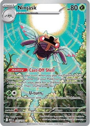 Ninjask 137/132 [ME01 Mega Evolution]  - Holofoil