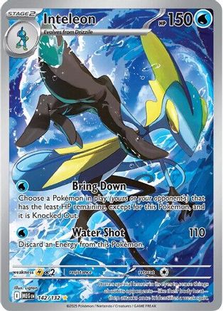 Inteleon 142/132 [ME01 Mega Evolution]  - Holofoil