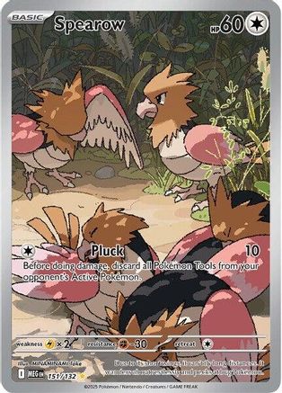 Spearow 151/132 [ME01 Mega Evolution]  - Holofoil