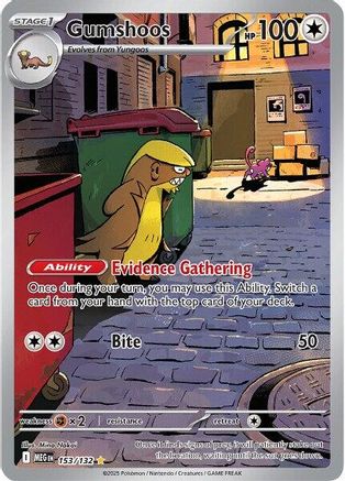 Gumshoos 153/132 [ME01 Mega Evolution]  - Holofoil