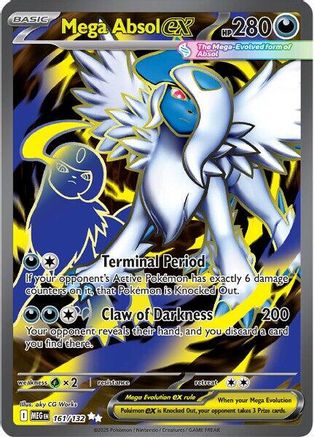 Mega Absol ex 161/132 [ME01 Mega Evolution]  - Holofoil