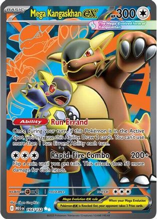 Mega Kangaskhan ex 164/132 [ME01 Mega Evolution]  - Holofoil