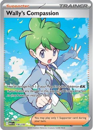 Wally's Compassion 176/132 [ME01 Mega Evolution]  - Holofoil