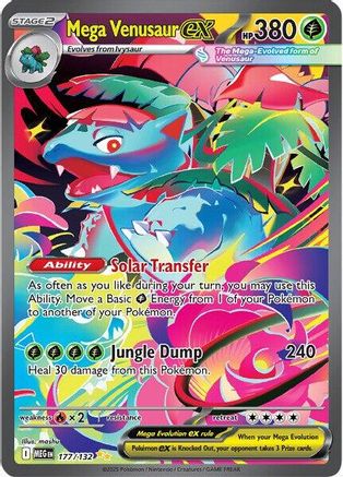Mega Venusaur ex 177/132 [ME01 Mega Evolution]  - Holofoil