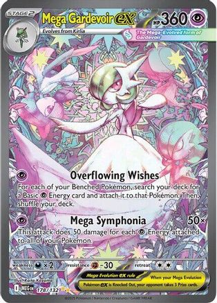 Mega Gardevoir ex 178/132 [ME01 Mega Evolution]  - Holofoil
