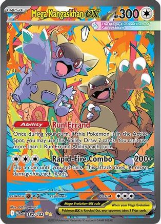 Mega Kangaskhan ex 182/132 [ME01 Mega Evolution]  - Holofoil