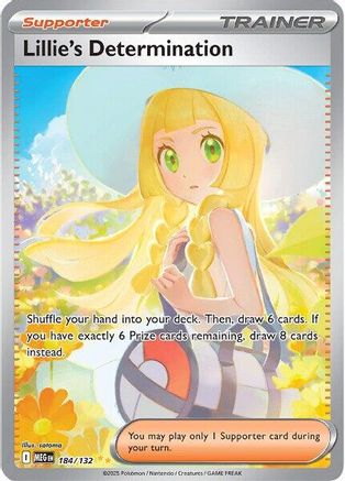 Lillie's Determination 184/132 [ME01 Mega Evolution]  - Holofoil