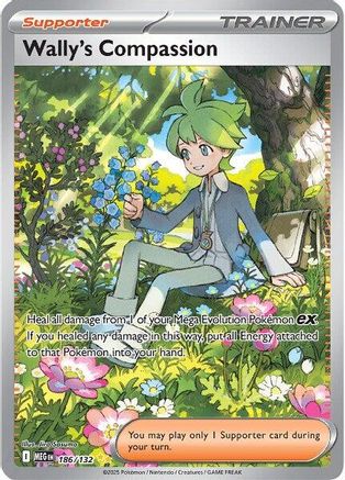Wally's Compassion 186/132 [ME01 Mega Evolution]  - Holofoil