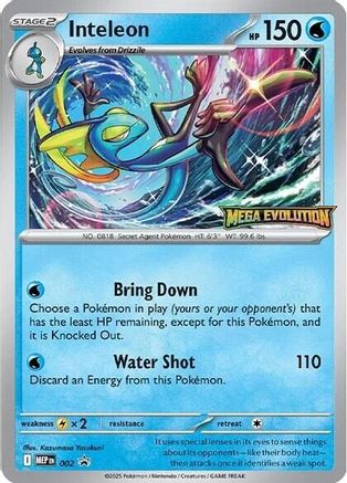 Inteleon 002 [ME Mega Evolution Promo]