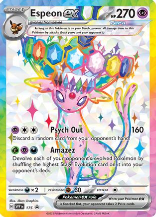 Espeon ex - 175 SVP [SV Scarlet & Violet Promo Cards]  - Holofoil