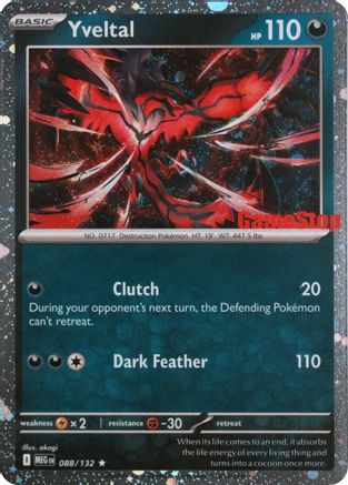 Yveltal (Game Stop) 088 [Miscellaneous Cards & Products]  - Holofoil