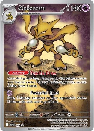 Alakazam 009 [ME Mega Evolution Promo] - Holofoil (Sealed)