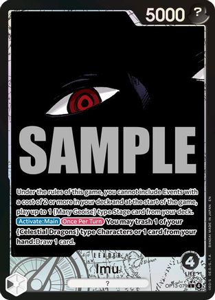 Imu (Alternate Art) (OP13-079)  [Carrying On His Will] Foil