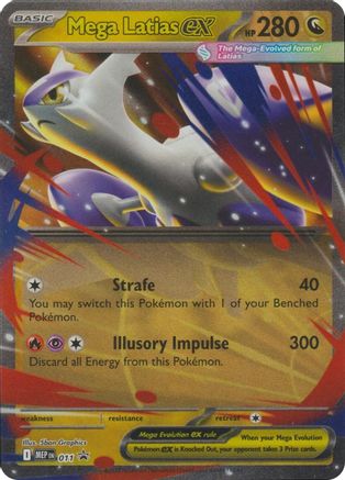 Mega Latias ex 011 [ME Mega Evolution Promo]  - Holofoil
