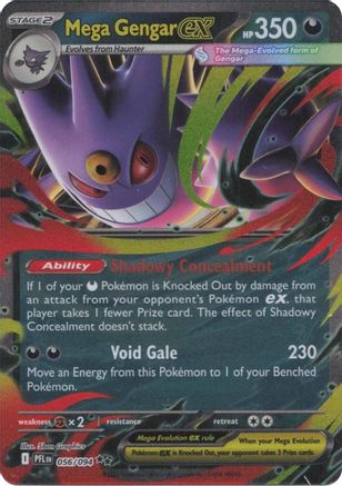 Mega Gengar ex 056/094 [ME02 Phantasmal Flames]  - Holofoil