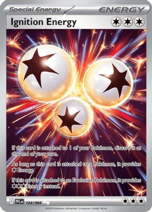 Ignition Energy 124/094 [ME02 Phantasmal Flames]  - Holofoil