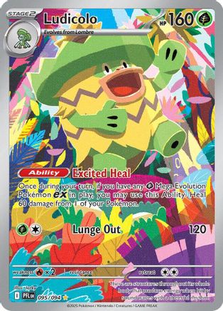 Ludicolo 095/094 [ME02 Phantasmal Flames]  - Holofoil