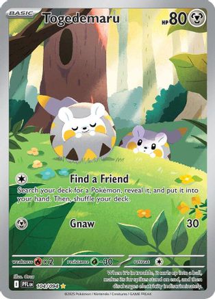 Togedemaru 104/094 [ME02 Phantasmal Flames]  - Holofoil
