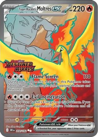 Team Rocket's Moltres ex 208/182 [Miscellaneous Cards & Products]  - Holofoil