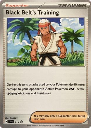 Black Belt's Training 219 [SV Scarlet & Violet Promo Cards]