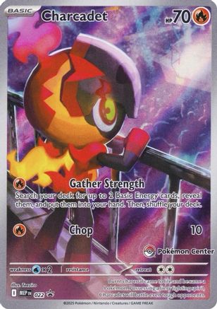Charcadet 022 (Pokemon Center Exclusive) [ME Mega Evolution Promo]  - Holofoil