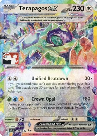 Terapagos ex 128/142 [Prize Pack Series Cards]  - Holofoil