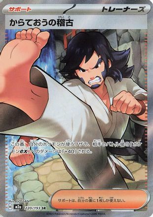 Black Belt's Training (220/193) [JP M2a High Class Pack MEGA Dream ex] Holofoil