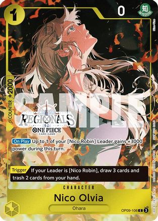 Nico Olvia (Online Regional Participation Pack 2025 Vol.1) (OP09-106) - One Piece Promotion Cards Foil