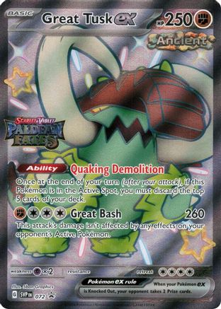 Great Tusk ex 072 [Miscellaneous Cards & Products]  - Holofoil