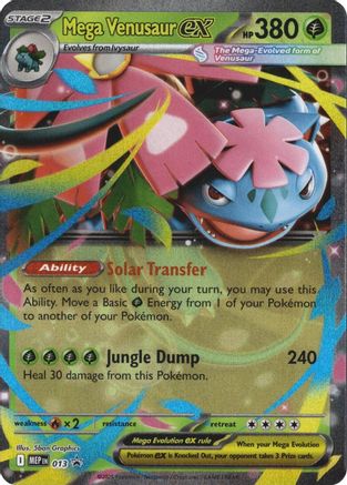Mega Venusaur ex 013 [ME Mega Evolution Promo]  - Holofoil