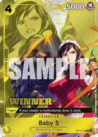 Baby 5 (Winner Pack 2026 Vol. 1) (OP12-112)  [One Piece Promotion Cards] Foil