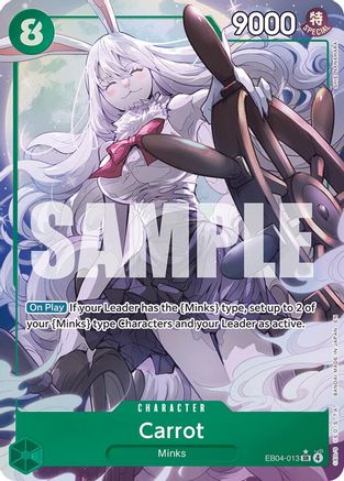 Carrot (Alternate Art) (EB04-013)  [The Azure Sea's Seven] Foil