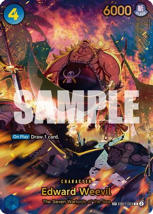 Edward Weevil - EB01-023 (SP) (EB01-023)  [The Azure Sea's Seven] Foil