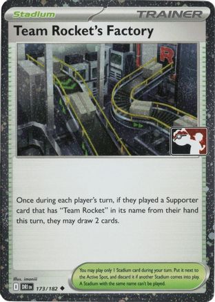 Team Rocket's Factory 173/182 [Prize Pack Series Cards]  - Holofoil