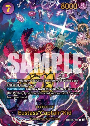 Eustass"Captain"Kid - EB04-039 (SP) (EB04-039)  [The Azure Sea's Seven] Foil